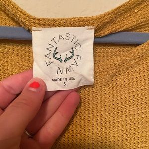 fantastic fawn yellow oversized thermal